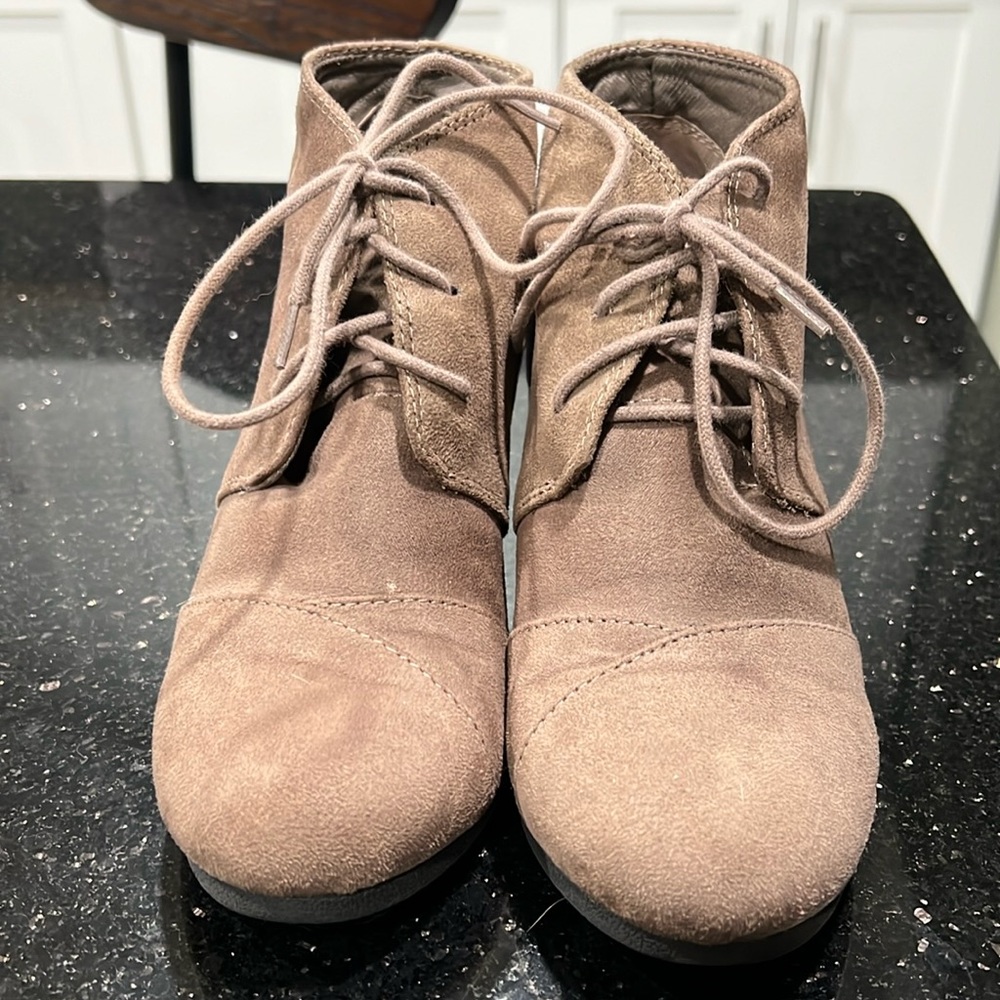 Suede Booties